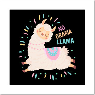 No drama llama Posters and Art